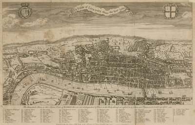 En udsigt over London omkring år 1560 af English School