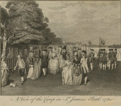 Ein Blick auf das Lager im St. James