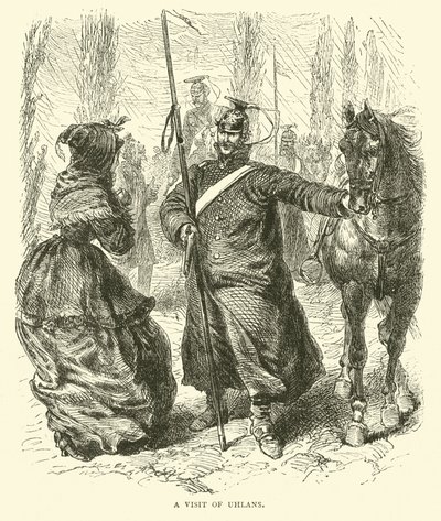 Et besøg af Uhlans, marts 1871 af English School