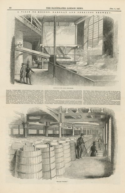 Et besøg på Mrs Barclay og Perkinss Brewery af English School