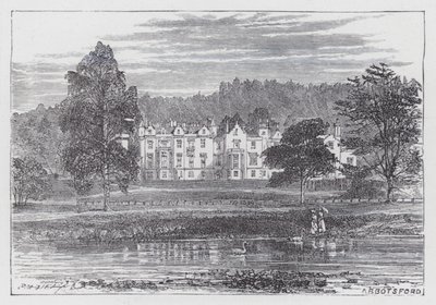 Abbotsford (gravering) af English School