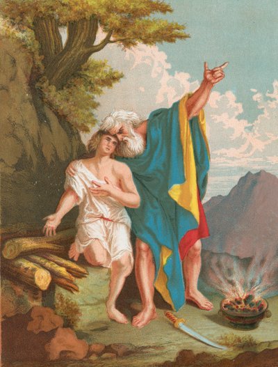 Abraham ofrer Isak af English School