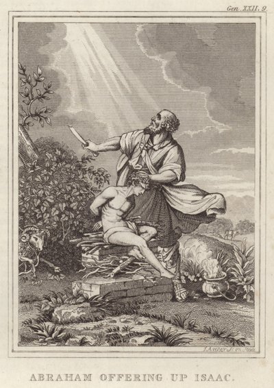 Abraham ofrer Isak af English School