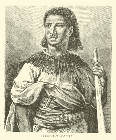 Abessinisk soldat af English School