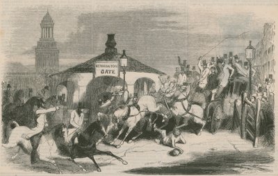 Ulykke ved Kennington Gate af English School