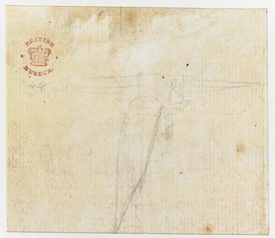 Tilføje. 15508, f.44v, En skitse, fra 