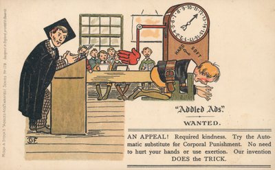Addled Ads postkort af English School