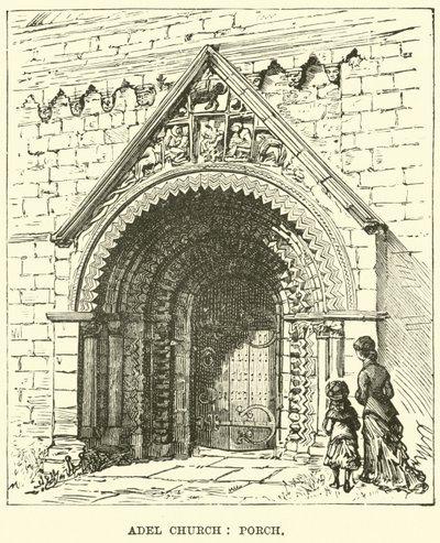 Adel Kirke, Våbenhus af English School