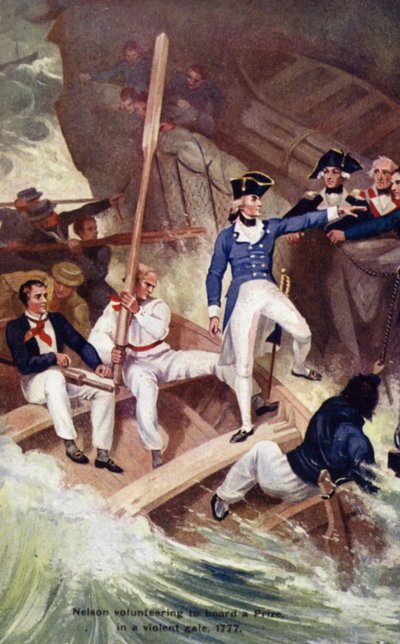 Admiral Lord Nelson (farvelitografi) af English School