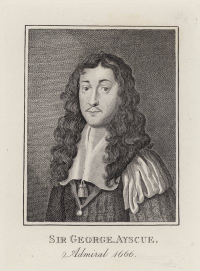 Admiral Sir George Ayscue (gravering) af English School