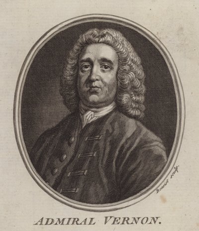 Admiral Vernon (gravering) af English School
