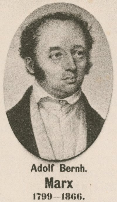 Adolf Bernhard Marx (dybtryk) af English School