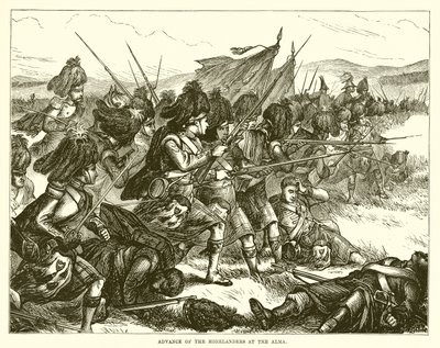 Highlanders fremrykning ved Alma af English School