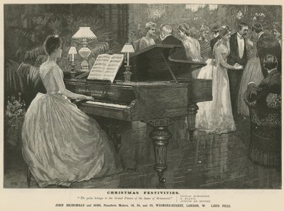 Annonce for klavermageren John Brinsmead and Sons, Wigmore Street, London af English School