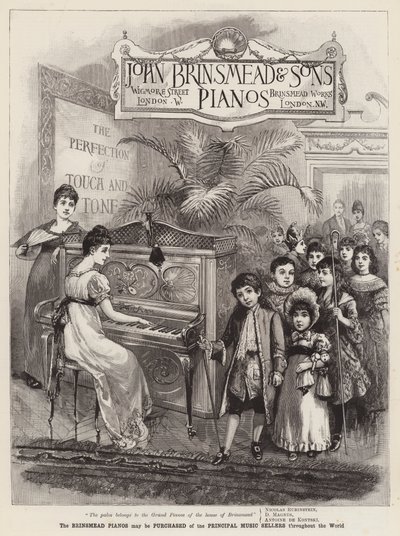Annonce, Brinsmead Pianos af English School