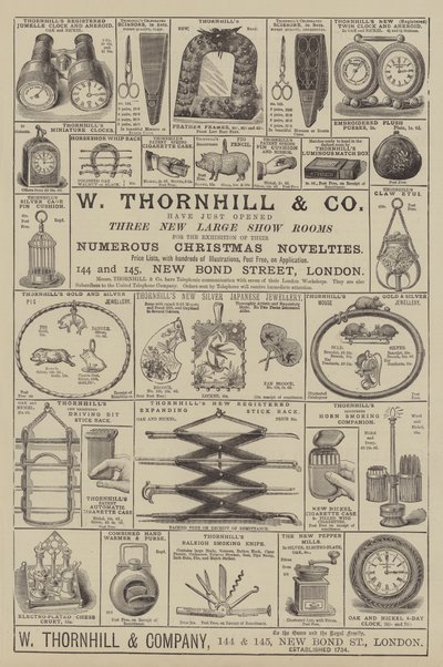 Werbung, W Thornhill und Company von English School