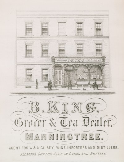 Werbung für B King von English School