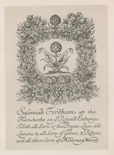 Annonce for Susannah Fordham af English School