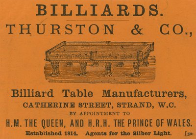 Annonce for Thurston & Co af English School