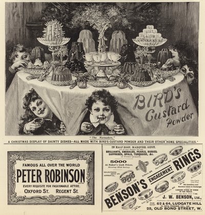 Annoncer spredte sig fra The Graphic Christmas Number 1897 af English School