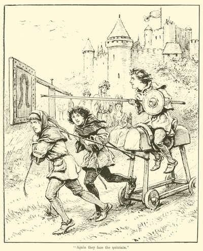 "Igen står de over for kvinten" (gravering) af English School