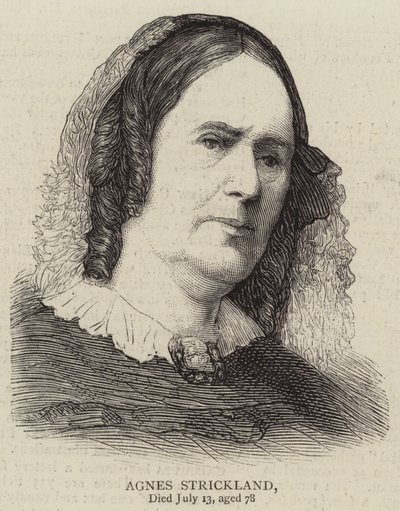 Agnes Strickland (gravering) af English School