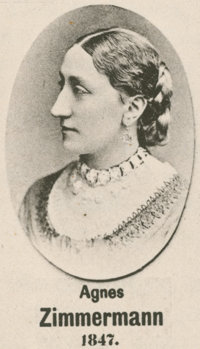 Agnes Zimmermann (dybtryk) af English School