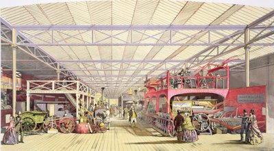 Agriculture, fra Dickinsons Comprehensive Pictures of the Great Exhibition of 1851, udgivet 1854 af English School