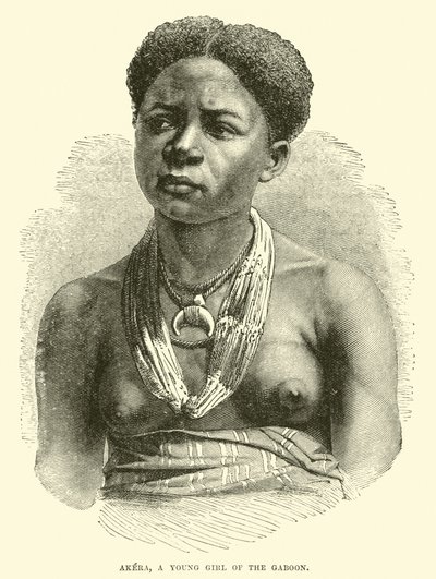 Akera, a young girl of the Gaboon  af English School