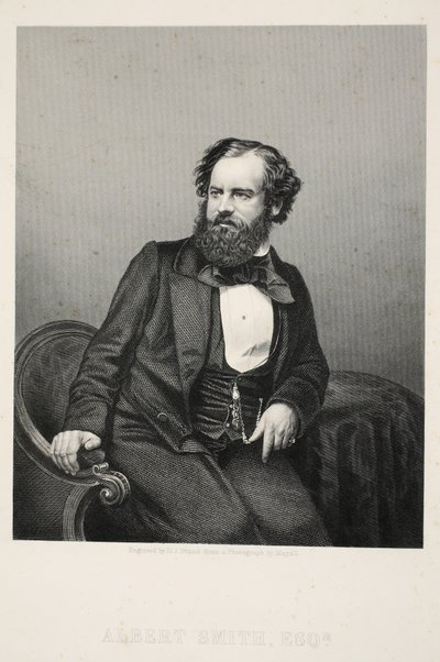 Albert Smith, Esq. pub. C. 1850 (gravering) af English School
