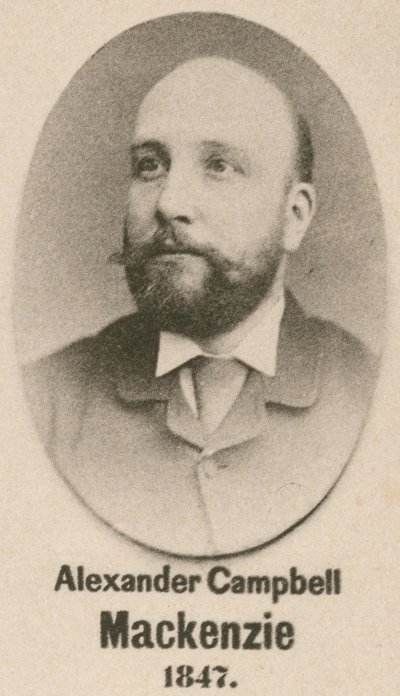 Alexander Campbell Mackenzie (gravure) af English School