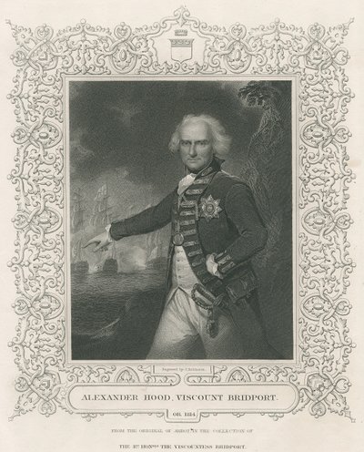 Alexander Hood, 1. Viscount Bridport, illustration fra 