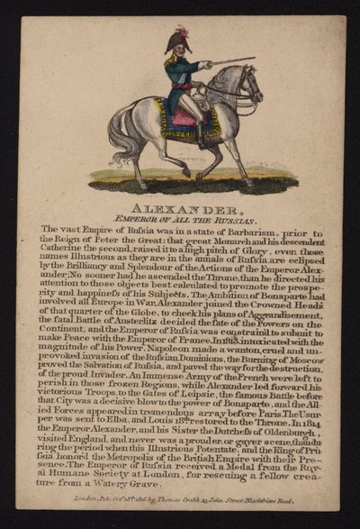 Alexander I., Zar von Russland von English School