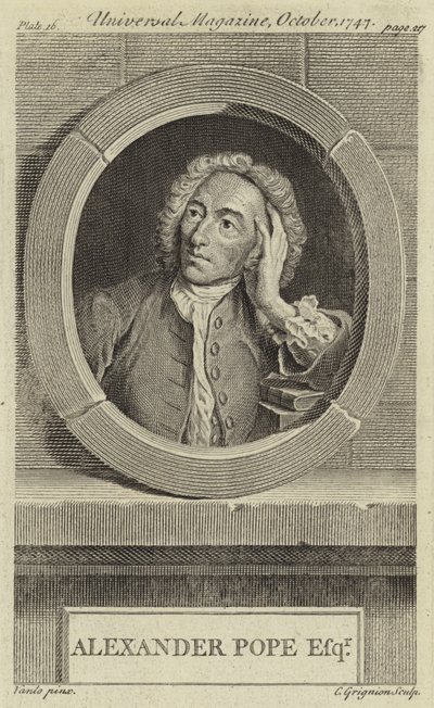 Alexander Pope, Esquire af English School