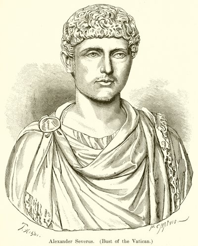 Alexander Severus. (Baste af Vatikanet) af English School