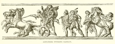 Alexander går ind i Babylon af English School