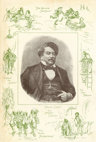 Alexandre Dumas, forfatter til Greven af Monte Cristo af English School