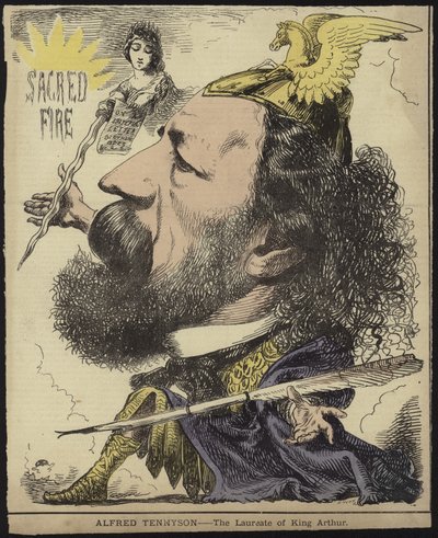 Alfred Tennyson - vinderen af kong Arthur af English School