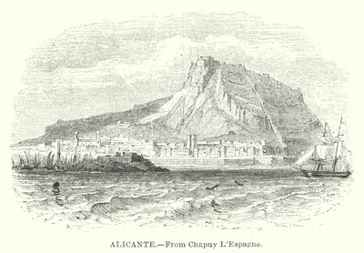 Alicante (Gravur) von English School