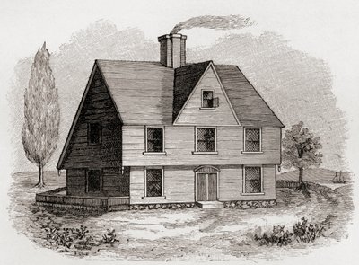 Allyn House, New Plymouth, Nordamerika, fra 
