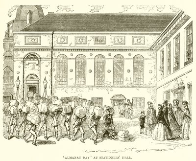 Almanakdag i Stationers Hall af English School