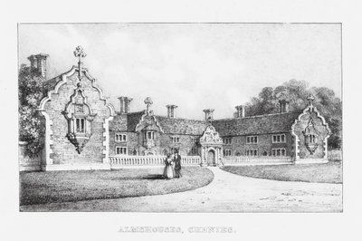 Almshouses, Chenies (gravering) af English School