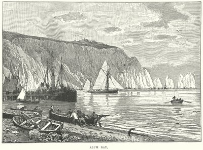 Alum Bay (indgravering) af English School