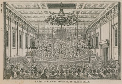 Amatørmusikalsk festival i Exeter Hall af English School