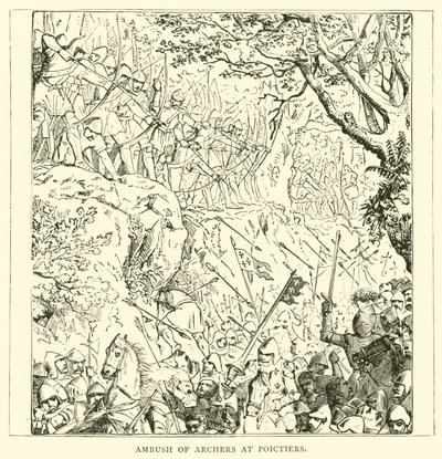 Hinterhalt der Bogenschützen bei Poitiers von English School