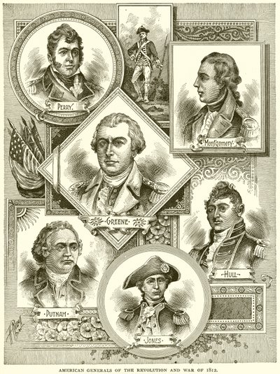 Amerikanske generaler fra revolutionen og krigen i 1812 af English School