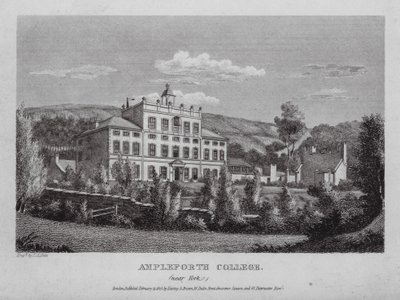 Ampleforth College, nær York (gravering) af English School