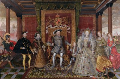 En allegori om Tudor-følgen: Henry VIII