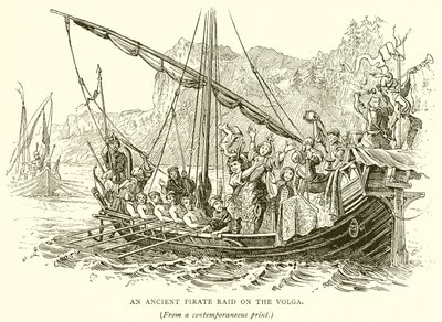 Et gammelt piratangreb på Volga af English School