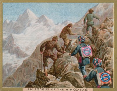 Ein Aufstieg im Himalaya von English School